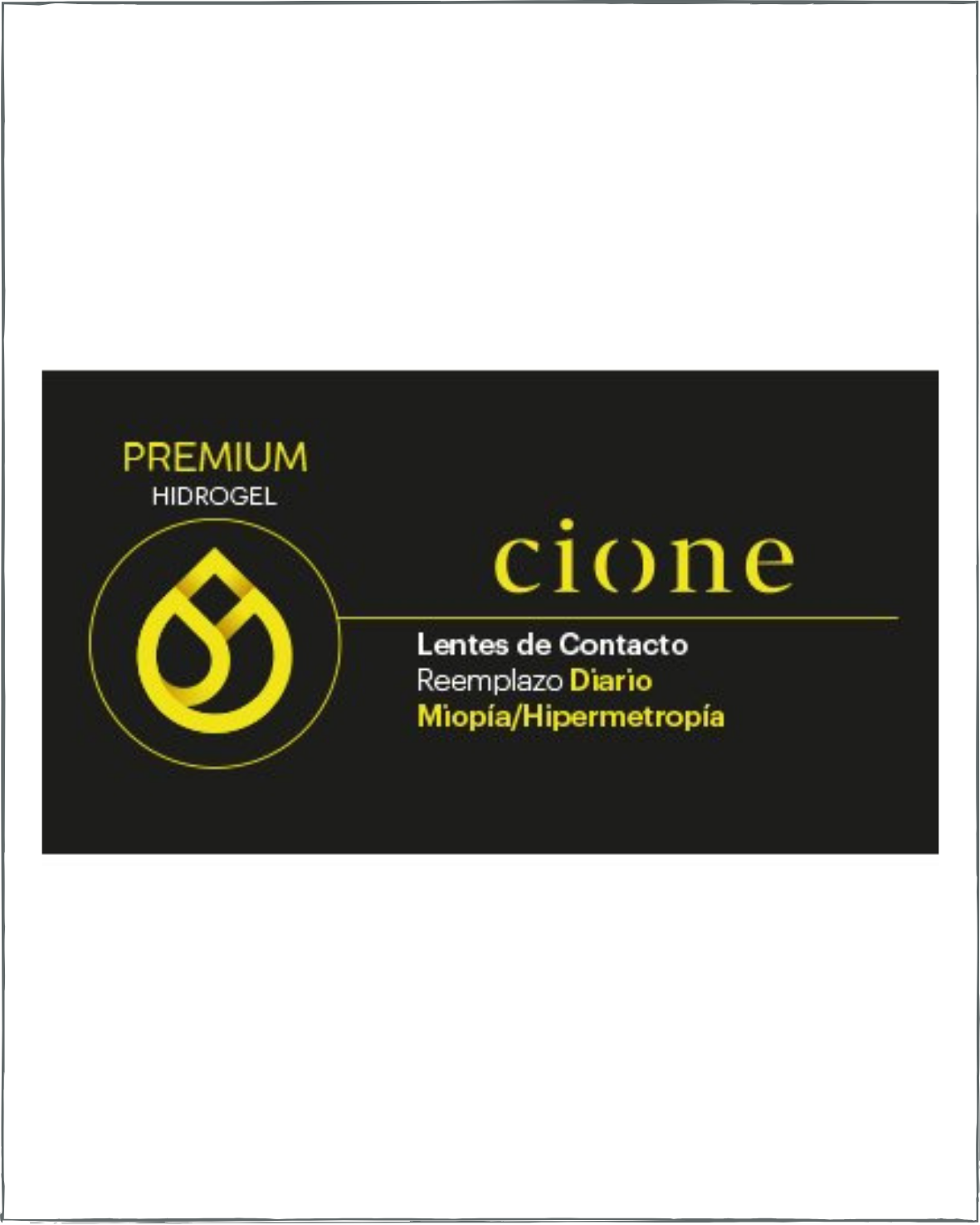 LENTES DE CONTACTO Cione Premium Hidrogel Diaria 30 lentes