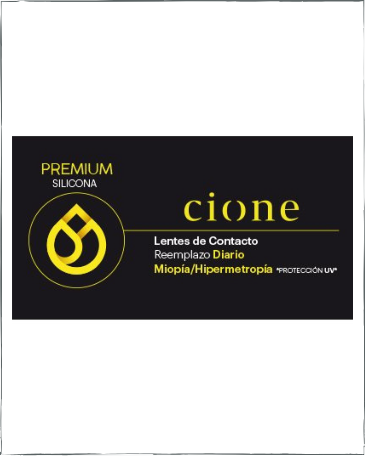 Lente de contacto Diaria Cione Premium Silicona (90 lentes)